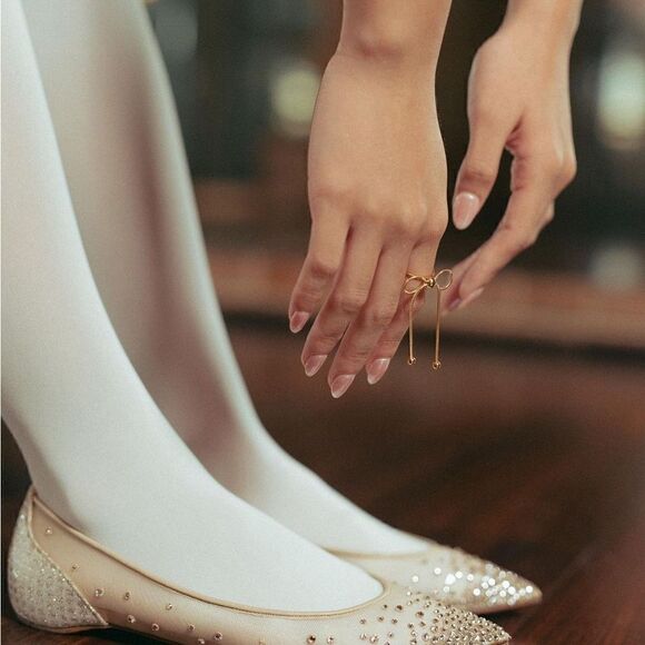 Boho bow ring N411 - Picture 2 of 4